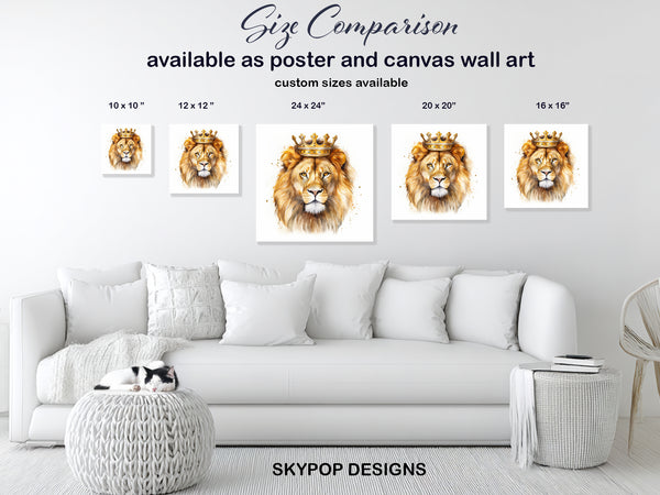 Lion King Crown Art - View 7