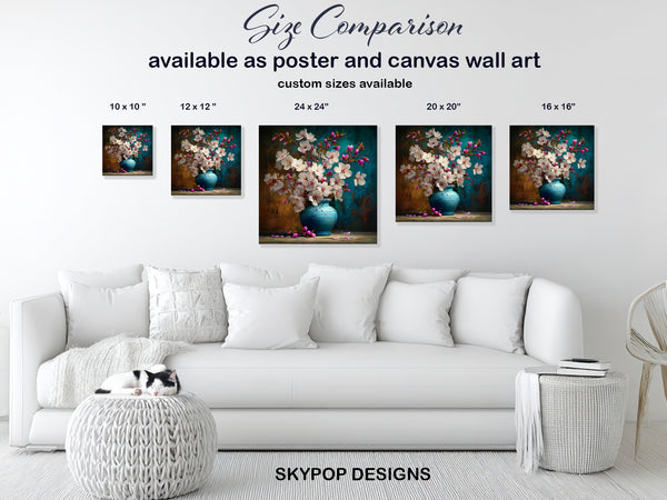 Cherry Blossom Vase Art - View 7