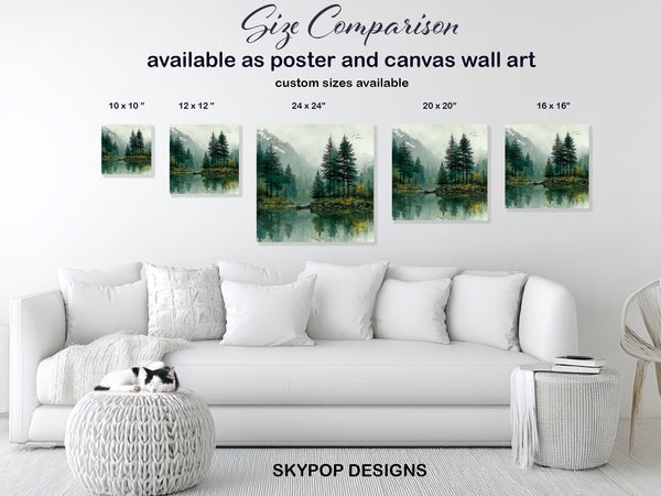 Forest Lake Bird Art - View 7