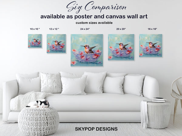 Hummingbird Art - View 7