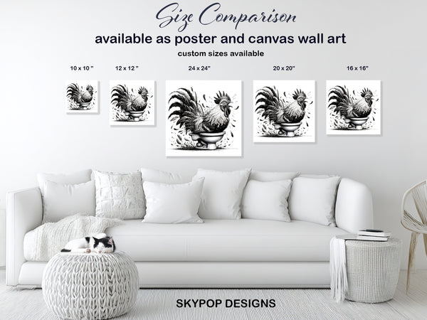 Rooster Art - View 7