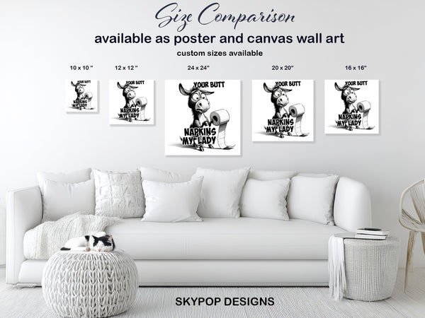 Donkey Toilet Paper Art - View 7