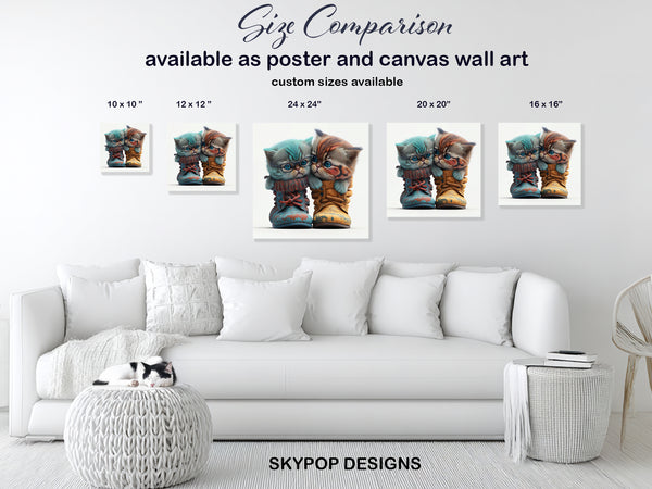 Kitten Boots Art - View 7