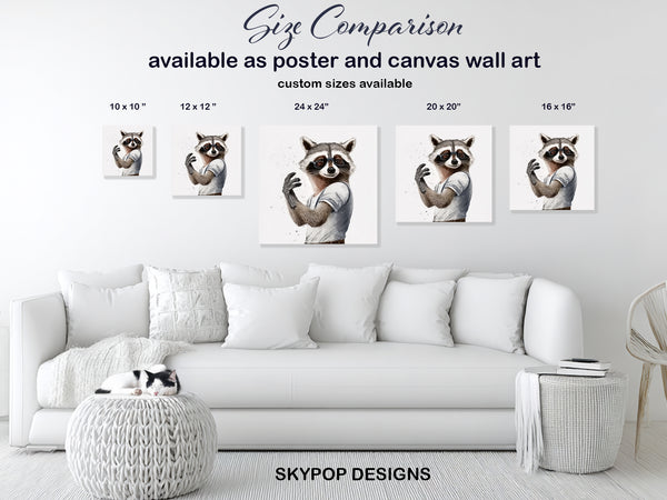 Raccoon Art - View 7