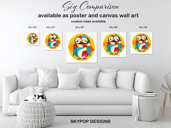 Geometric Owl Art - View 7