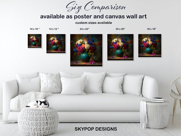Floral Bouquet Art - View 7