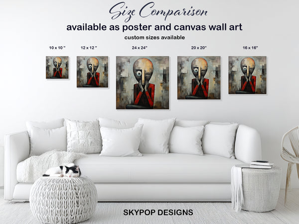 Abstract Thought Person Art - View 7