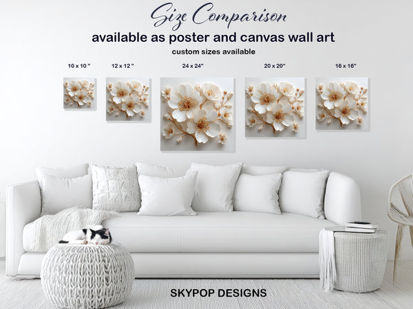 Floral Burst Art - View 7