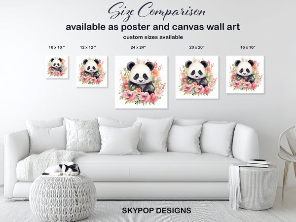 Panda Blooming Art - View 7