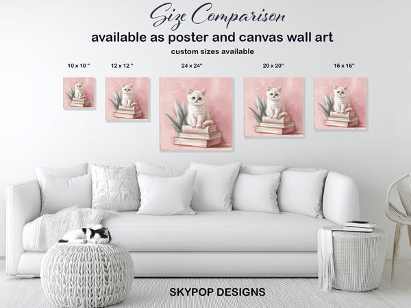 Cat Reading Nook Art - View 7