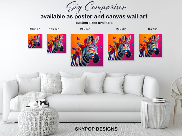 Zebra Butterflies Art - View 7