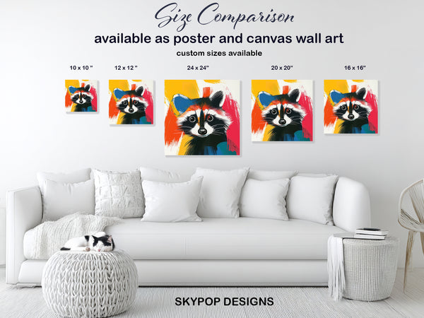 Raccoon Art - View 7