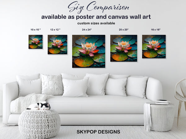 Water Lily Bloom Art - View 7