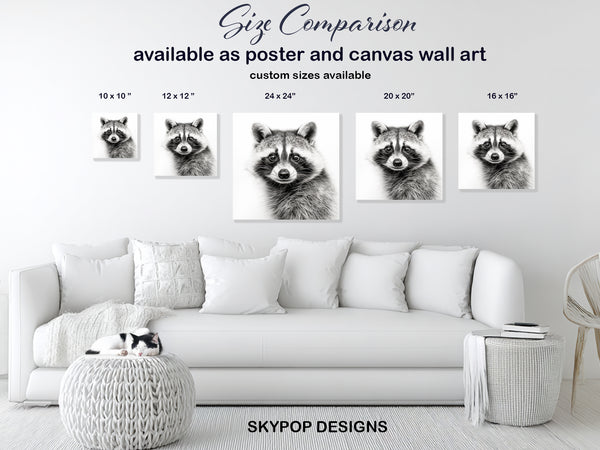 Raccoon Art - View 7