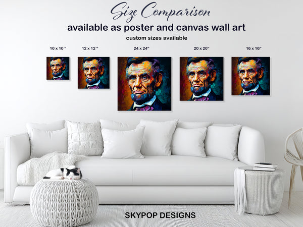 Abraham Lincoln Art - View 7