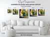 Sunflowers Window Art - View 7