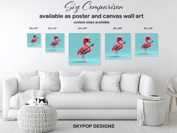 Flamingo Jam Session Art - View 7