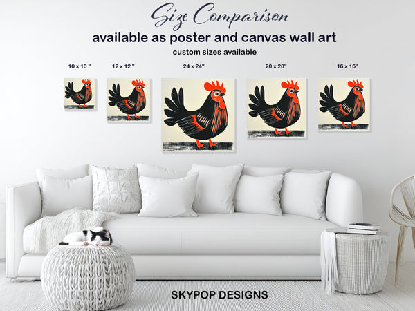 Rooster Art - View 7