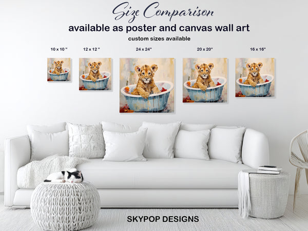 Lion Cub Art - View 7