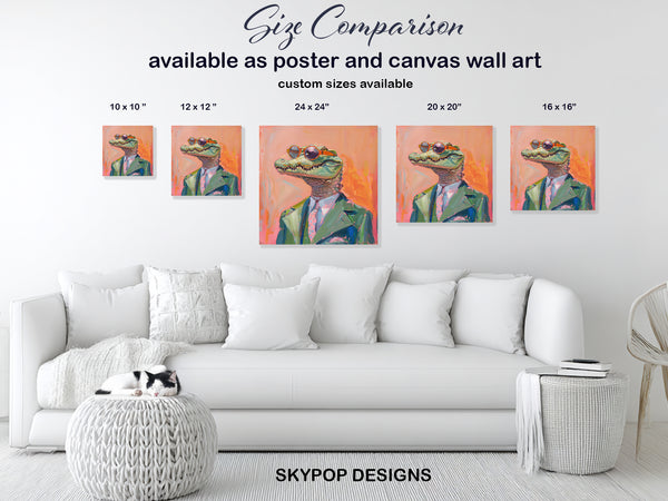 Crocodile Art - View 7