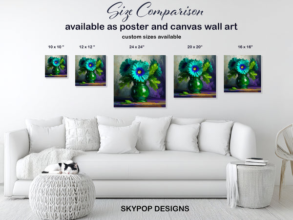 Emerald Bloom Art - View 7