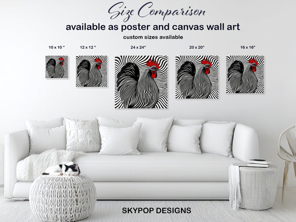 Rooster Art - View 7