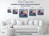 Vibrant Floral Burst Art - View 7