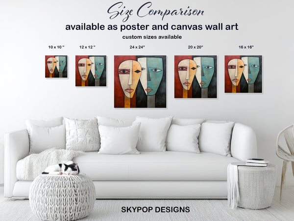 Abstract Faces of Expression Art - View 7