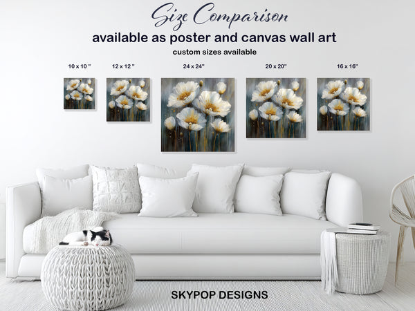 White Poppies Art - View 7