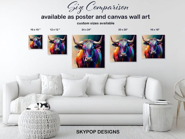 Highland Cow Art - View 7