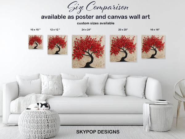 Red Tree Art - View 7