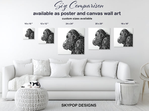 Orangutan Art - View 7