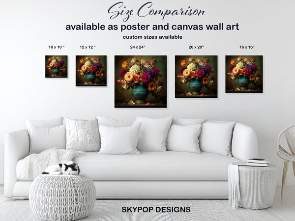 Floral Vase Art - View 7