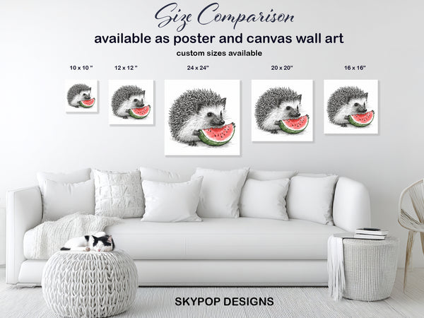 Hedgehog Art - View 7
