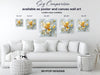 Golden Peony Bloom Art - View 7