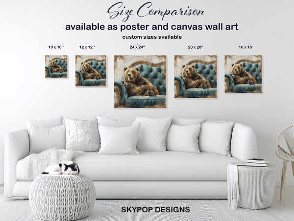 Bear Sofa Art - View 7
