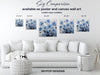 Blue Floral Art - View 7