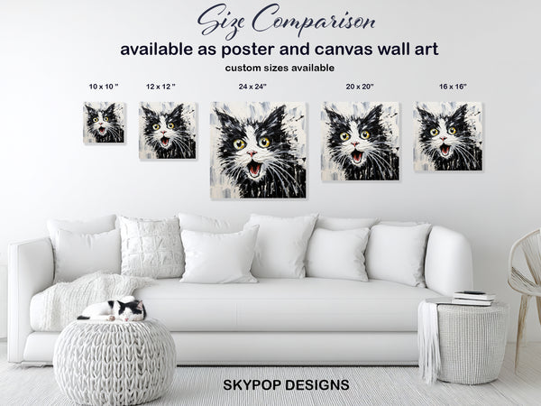 Cat Scream Art - View 7