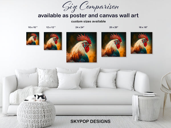 Rooster Art - View 7