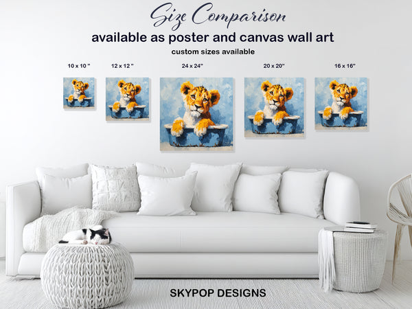 Lion Cub Art - View 7