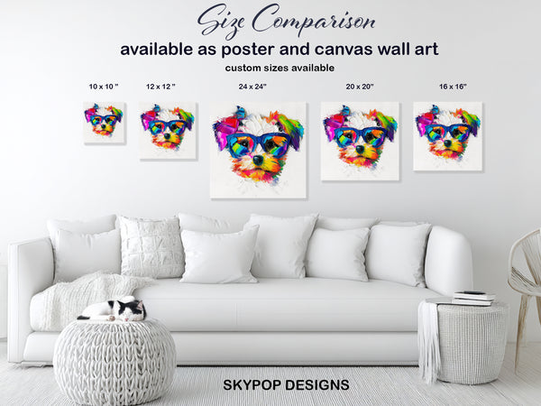 Bichon Frise Dog Art - View 7