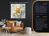 Golden Peony Bloom Art - View 8