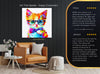 Dapper Cat With Glasses Art - View 8