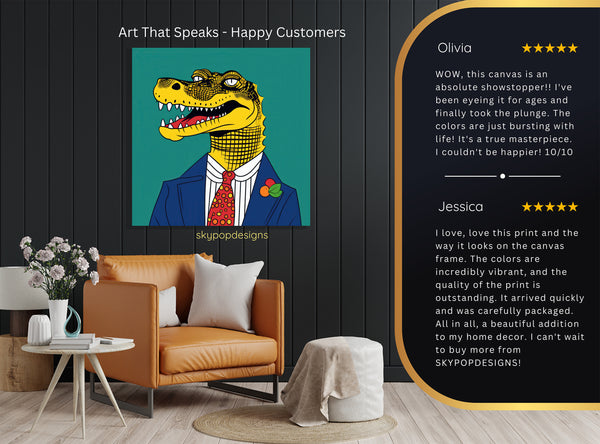 Crocodile Art - View 8