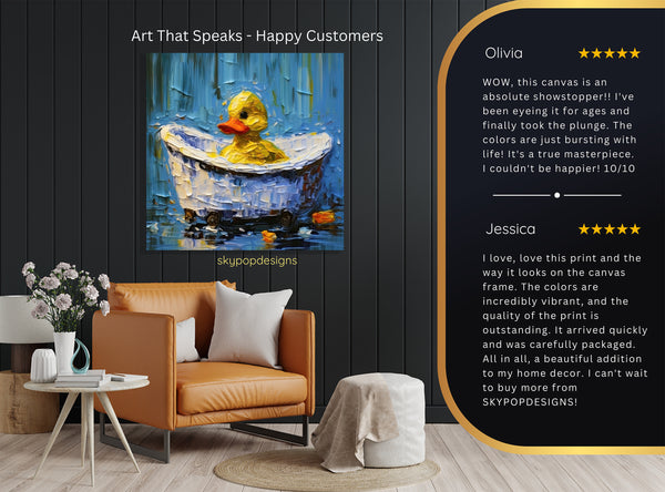 Duck Bath Time Art - View 8