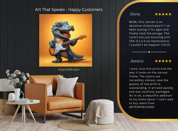 Crocodile Rock Star Art - View 8