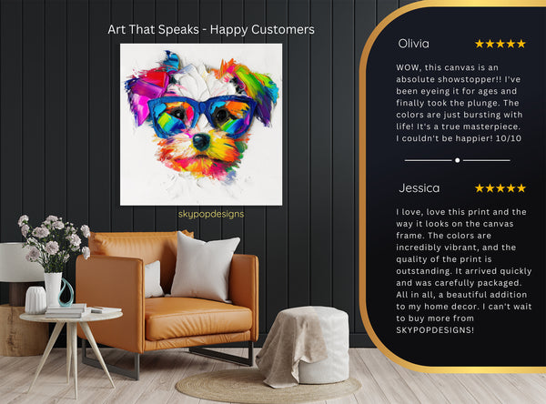 Bichon Frise Dog Art - View 8
