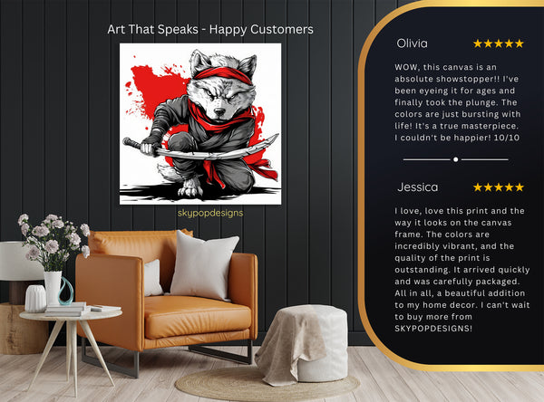 Wolf Ninja Art - View 8