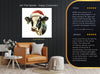 Highland Cow Christmas Art - View 8