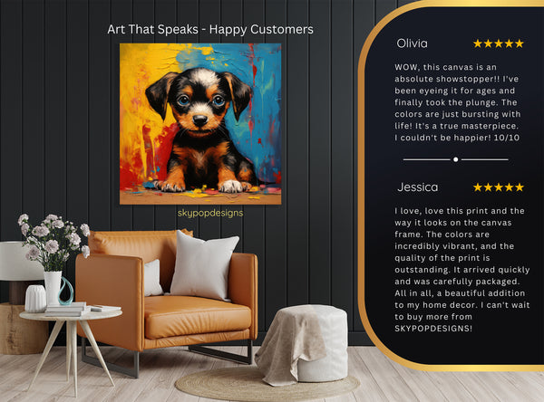Dachshund Puppy Art - View 8